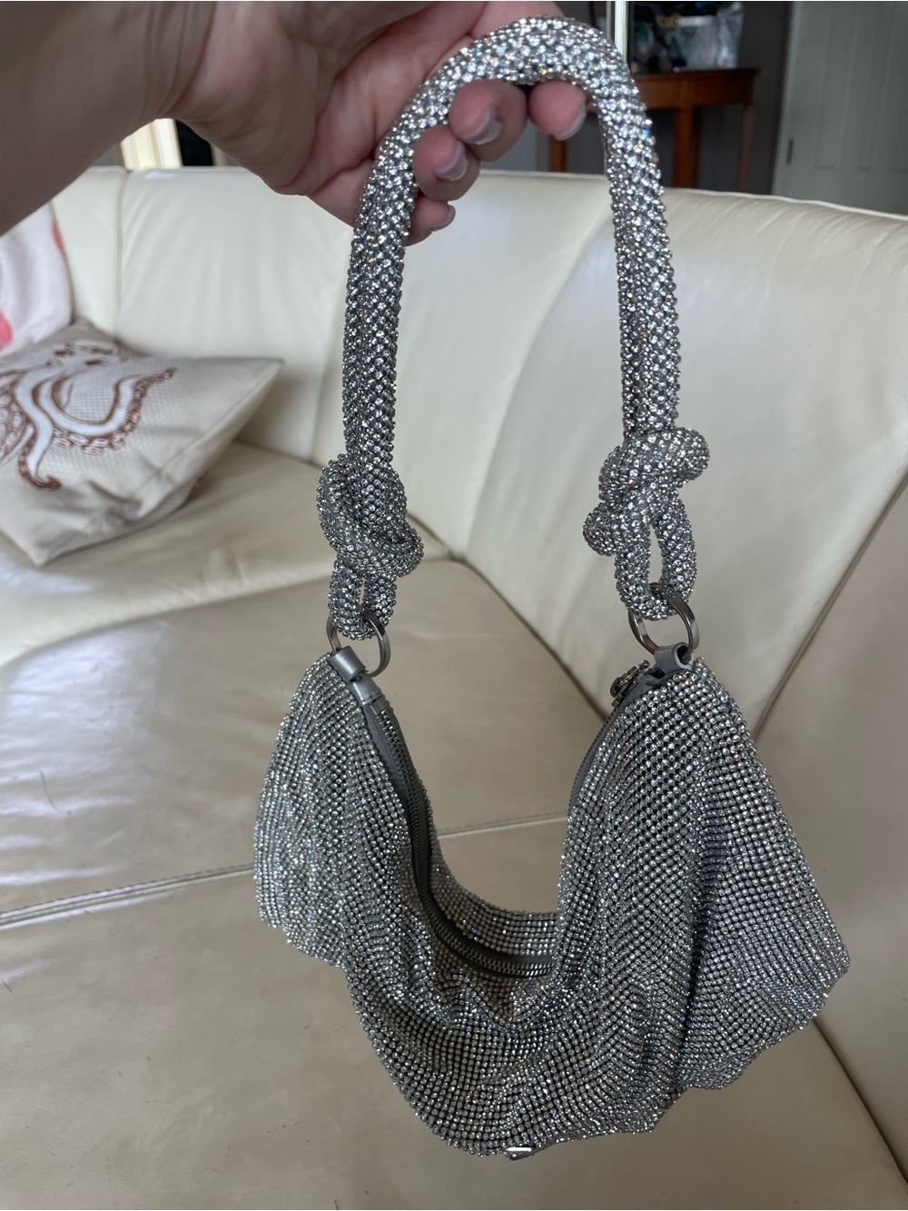 cult gaia Silver Crystal Mini Bag